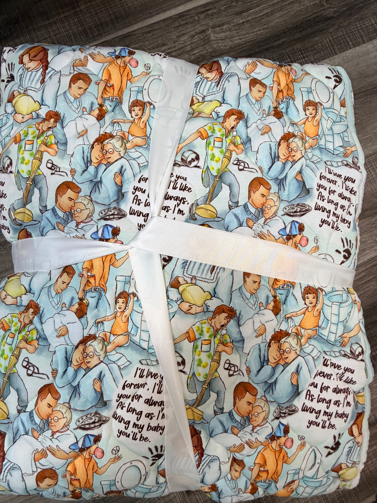 Forever & Always 60x80 Quilted Blanket