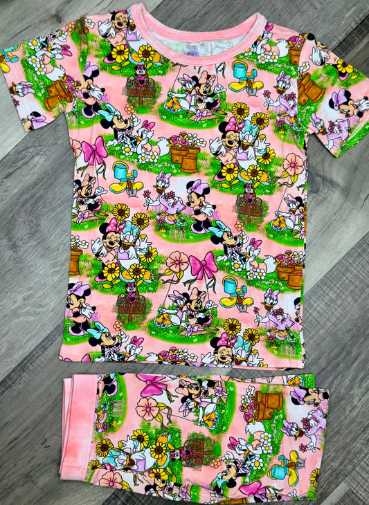 Blooming Bows Short Set
