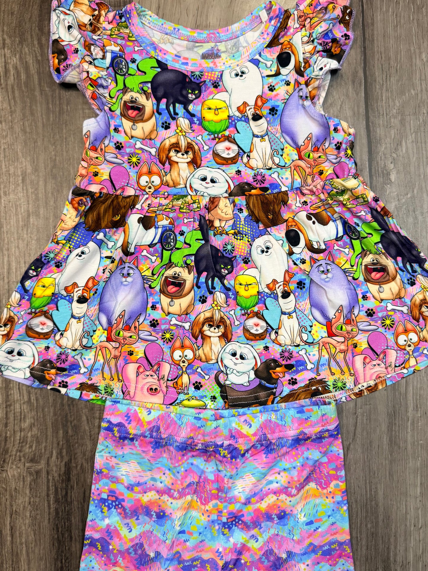 Fur Real Fun Peplum and Shorts