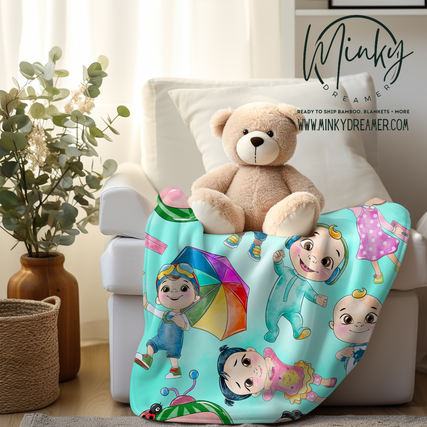 Minky Lux Sherpa Blanket