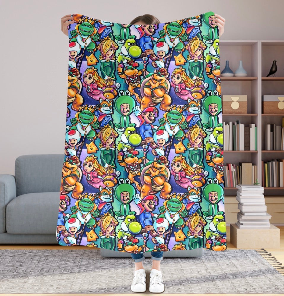 Power-Up Party 50x60 Plush Blanket #32
