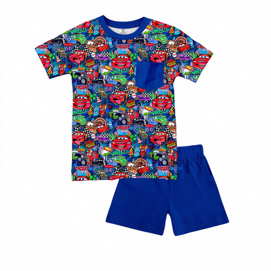 Full Throttle Pocket Tee & Shorts
